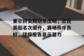 在线体育注册平台-里尔转会期绝杀压哨，志在英超名次提升，赛场秩序良好，球探报告显示潜力(片名冥界警局)